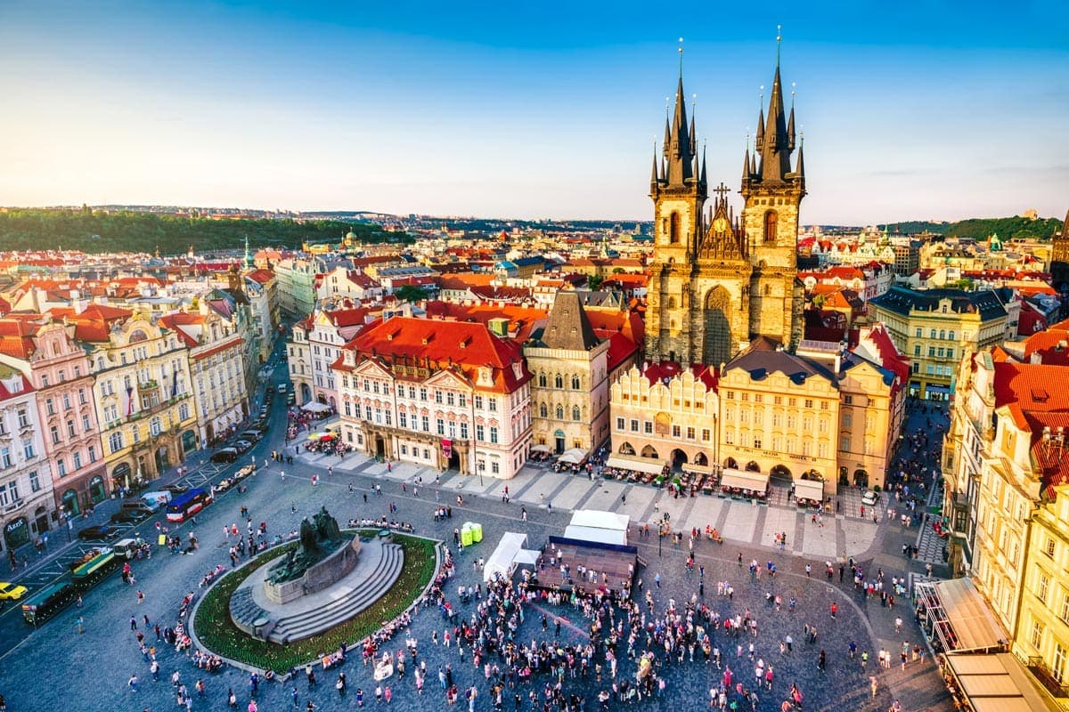 Prag eski şehir meydanı